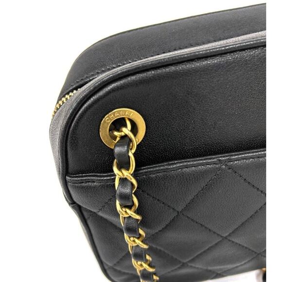 CHANEL Black Quilted 19 Chain Shoulder Bag A-A29389 - Picture 10 of 11